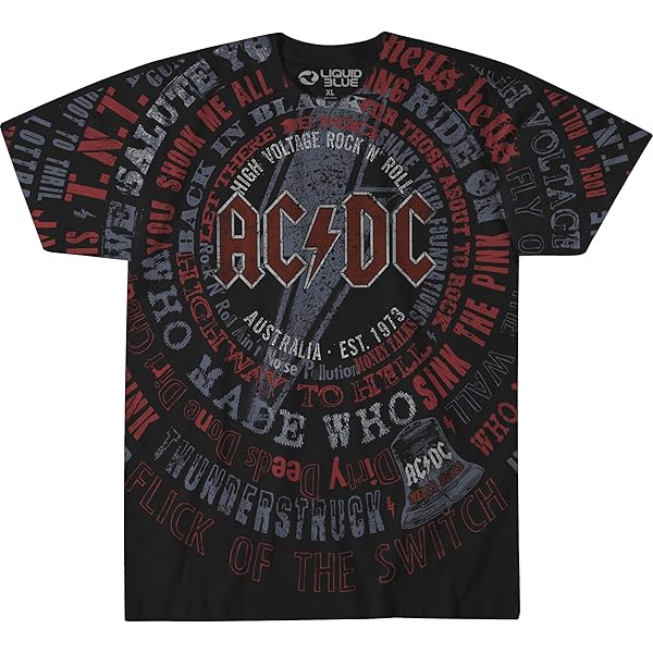 Amazon.com: Liquid Blue unisex adult Ac/Dc Rock Eruption Short